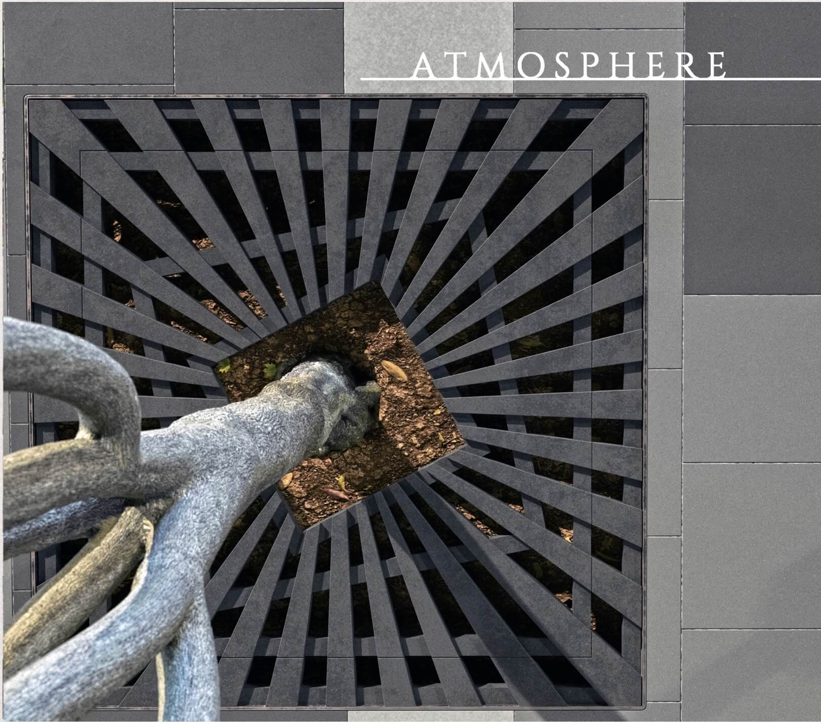 Приствольная решетка для дерева ZKING ATMOSPHERE 1.2х1.2м Черная в Пскове фото