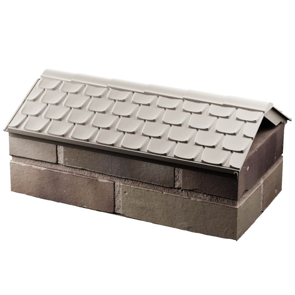 Парапет Zking Эльбрус Бежевый с посадкой на 1 кирпич (255мм) в Пскове фото