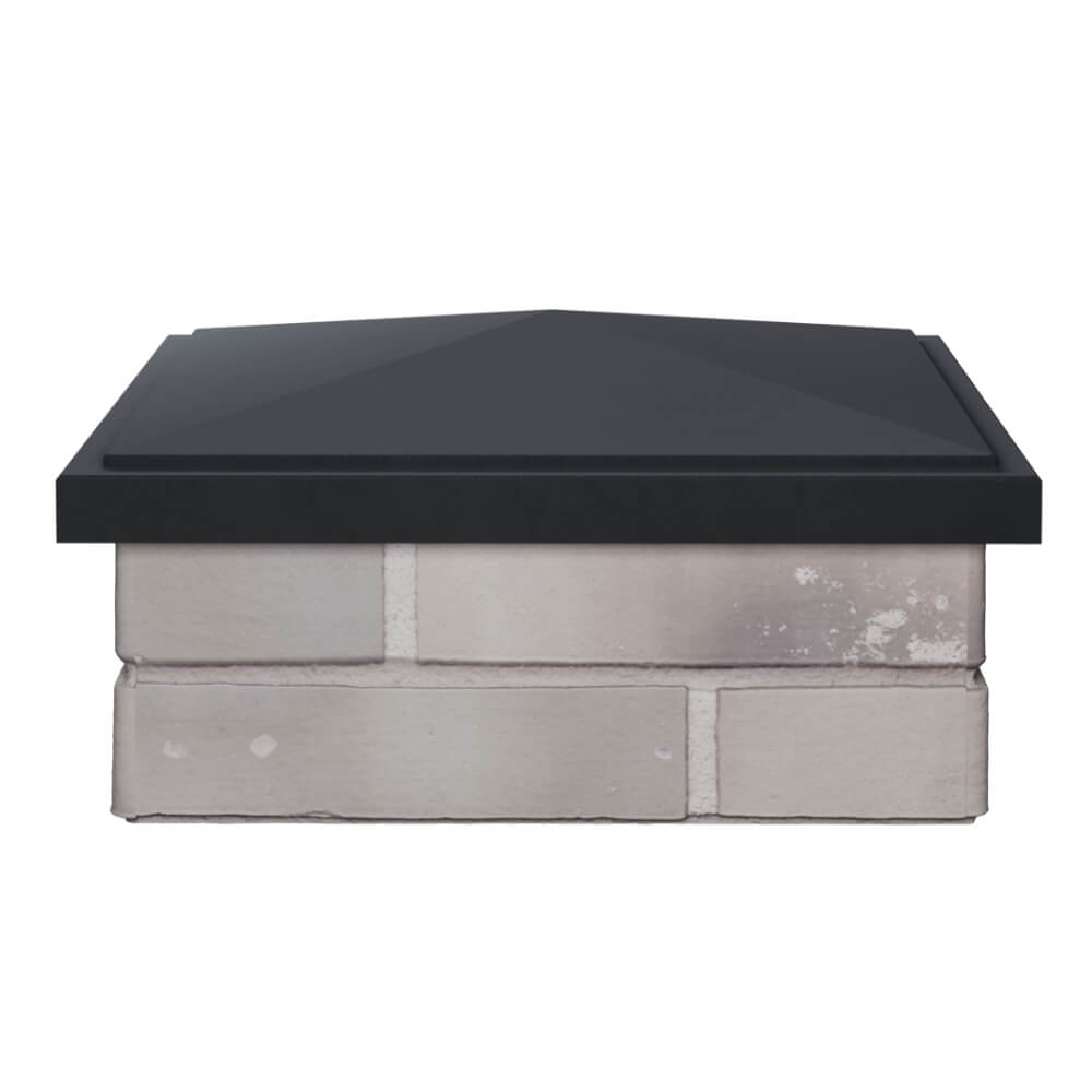 Колпак Zking БонаМоно Серый на столб 1.5х1.5 кирпича (385х385, 400х400мм) Псков фото