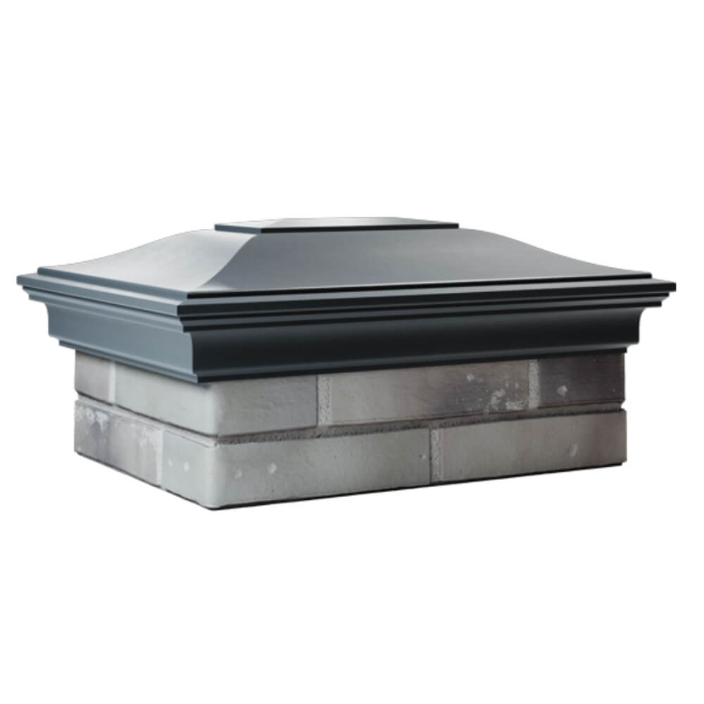 Колпак Zking Монблан Серый на столб 2х1.5 кирпича (515х385мм) в Пскове фото