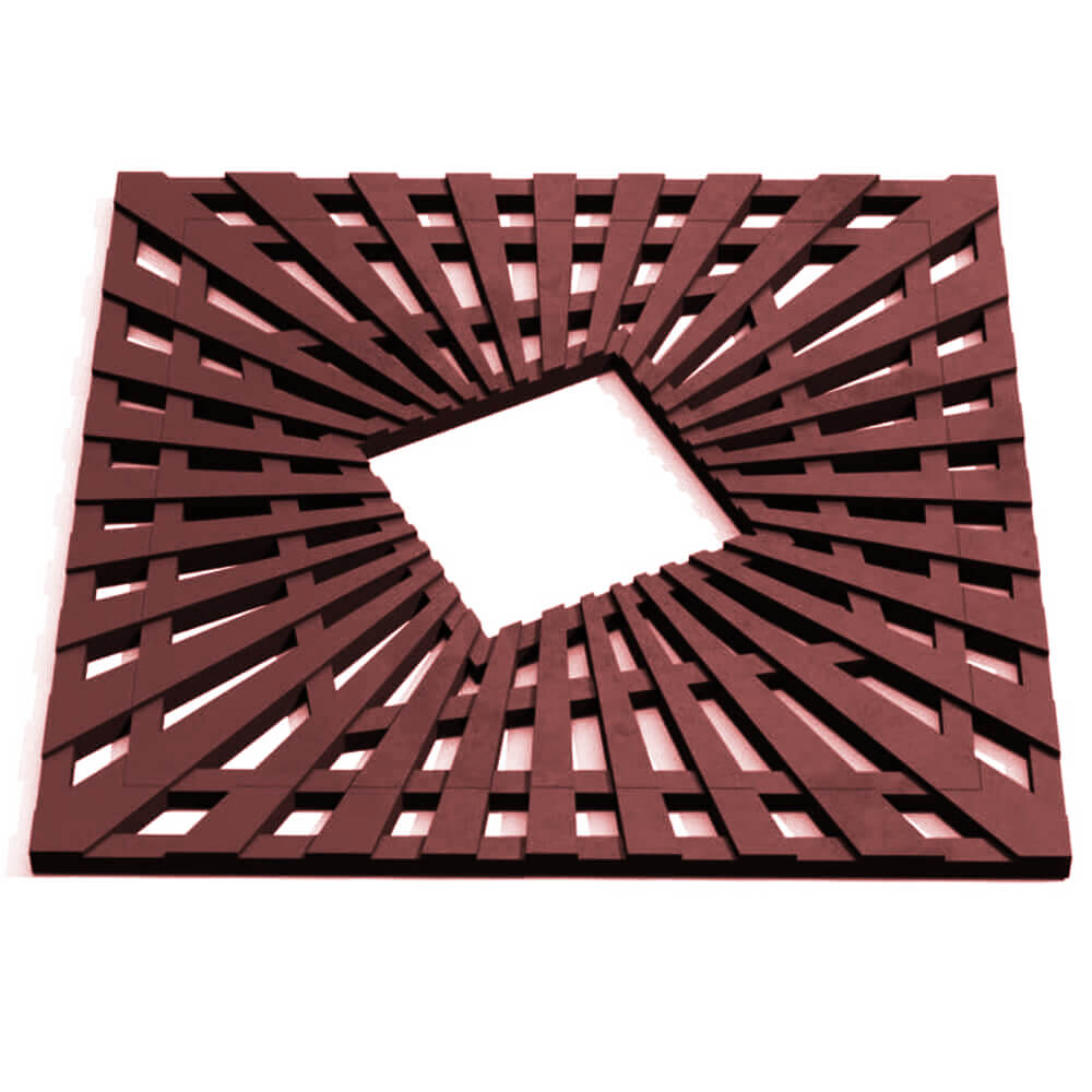 Приствольная решетка для дерева ZKING ATMOSPHERE 1.2х1.2м Коричневая Псков фото