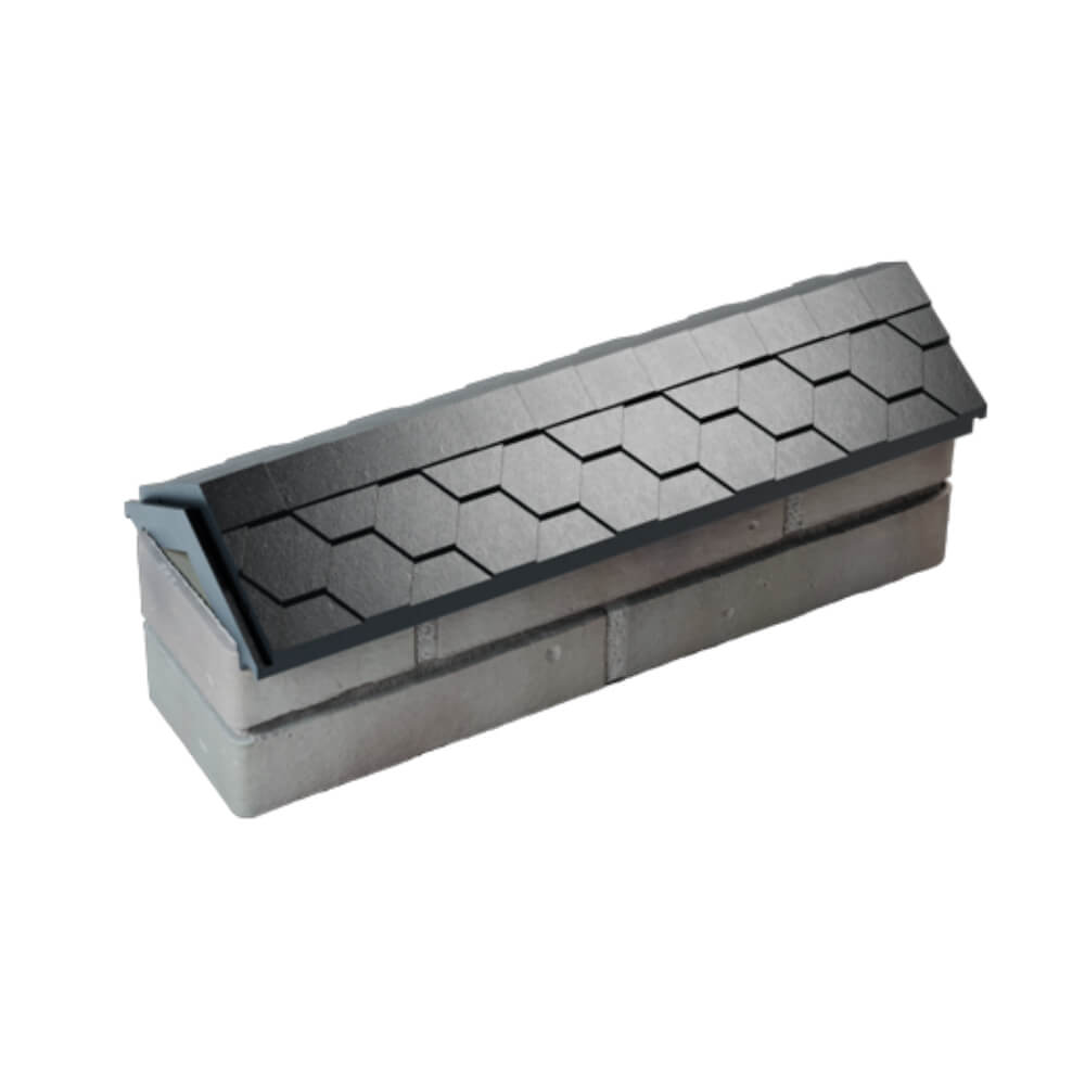 Парапет Zking Эверест Черный с посадкой на 0.5 кирпича (130мм) в Пскове фото