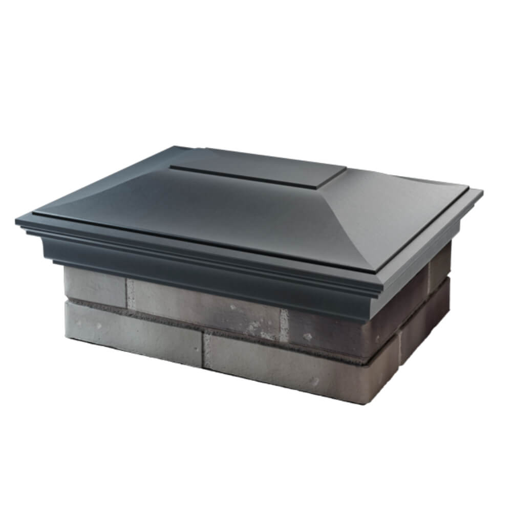 Колпак Zking Монблан Серый на столб 2х1.5 кирпича (515х385мм) в Пскове фото