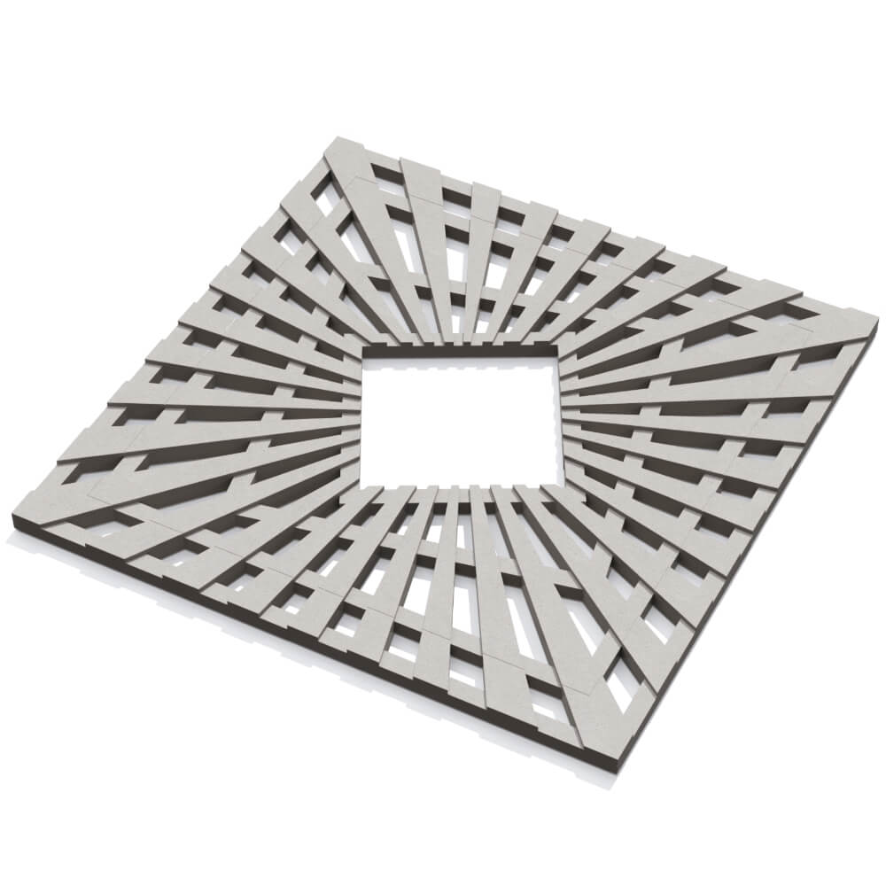 Приствольная решетка для дерева ZKING ATMOSPHERE 1.2х1.2м Бежевая в Пскове фото