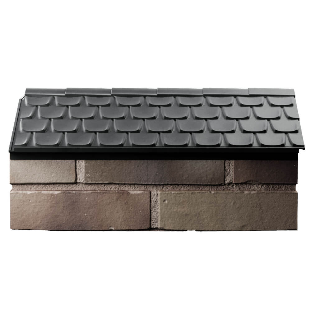 Парапет Zking Эльбрус Серый с посадкой на 1 кирпич (255мм) в Пскове фото