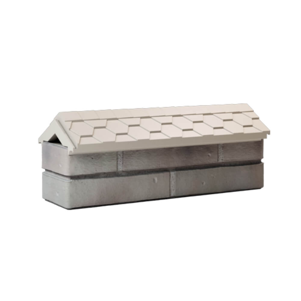 Парапет Zking Эверест Бежевый с посадкой на 0.5 кирпича (130мм) Псков фото