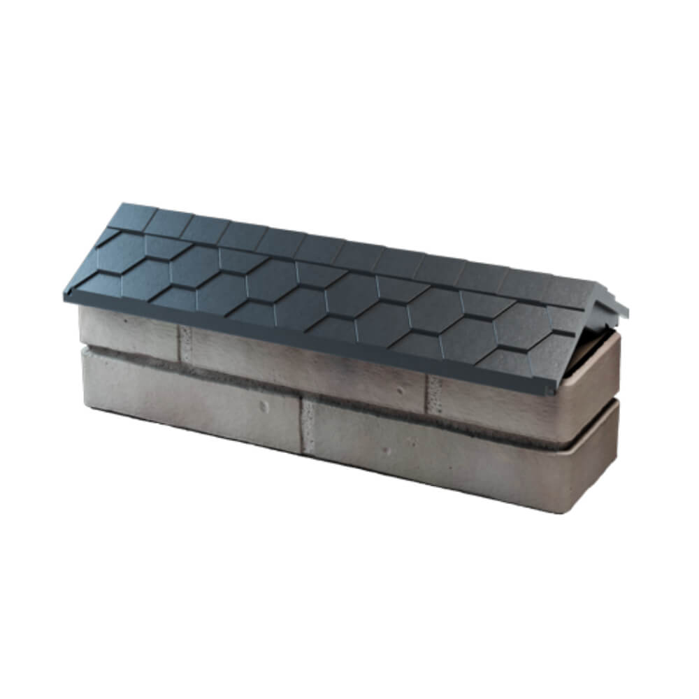 Парапет Zking Эверест Серый с посадкой на 0.5 кирпича (130мм) в Пскове фото