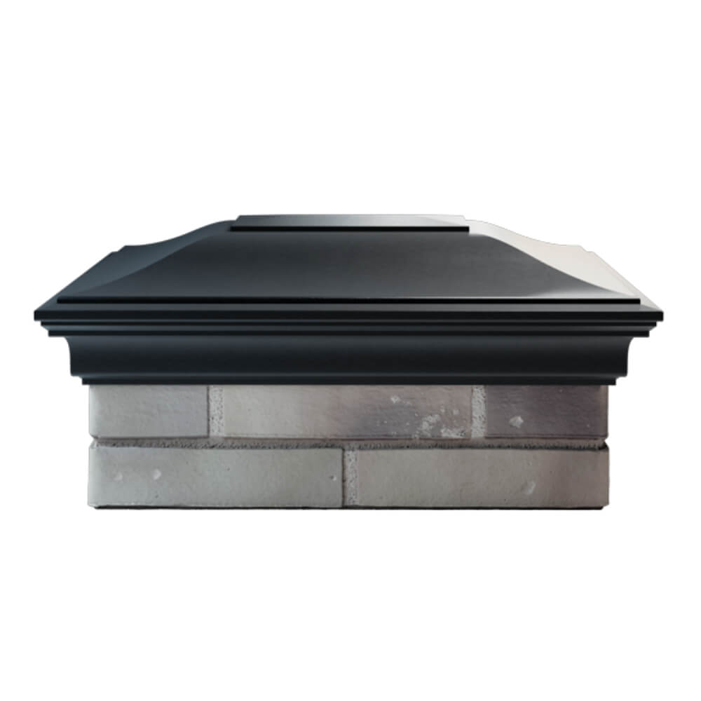 Колпак Zking Монблан Черный на столб 2х1.5 кирпича (515х385мм) в Пскове фото