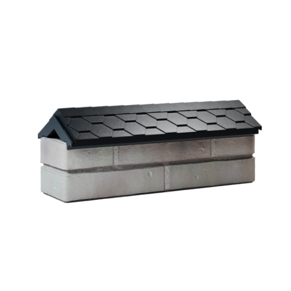 Парапет Zking Эверест Черный с посадкой на 0.5 кирпича (130мм) Псков фото