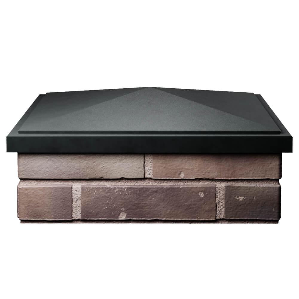 Колпак Zking БонаМоно Черный на столб 2х2 кирпича (515х515, 530х530мм) Псков фото