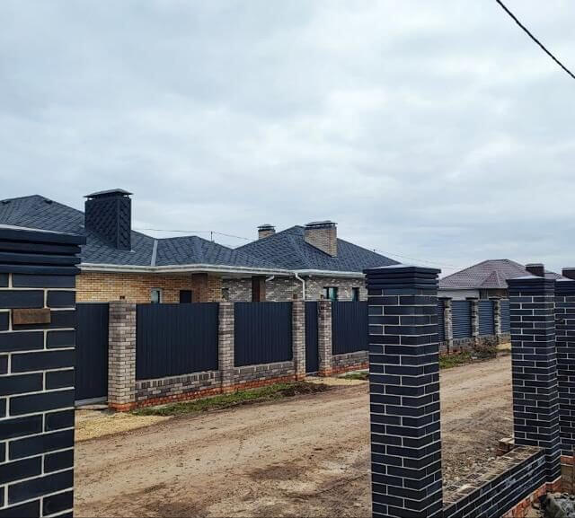 Колпак Zking Бона ХайТек Серый на столб 1.5х1.5 кирпича (385х385мм) в Пскове фото