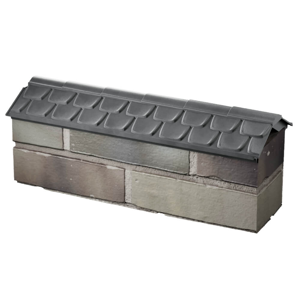 Парапет Zking Эльбрус Серый с посадкой на 0.5 кирпича (130мм) в Пскове фото