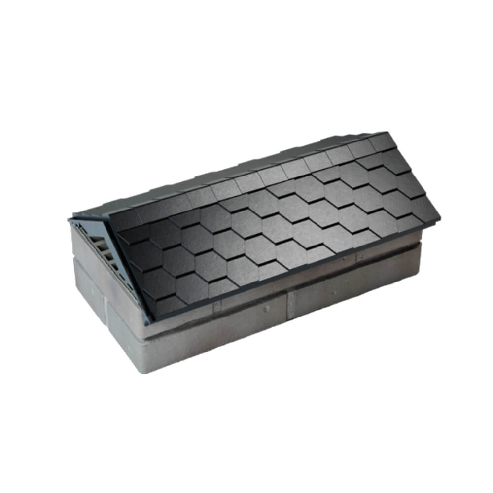 Парапет Zking Эверест Черный с посадкой на 1 кирпич (200/225/255мм) в Пскове фото