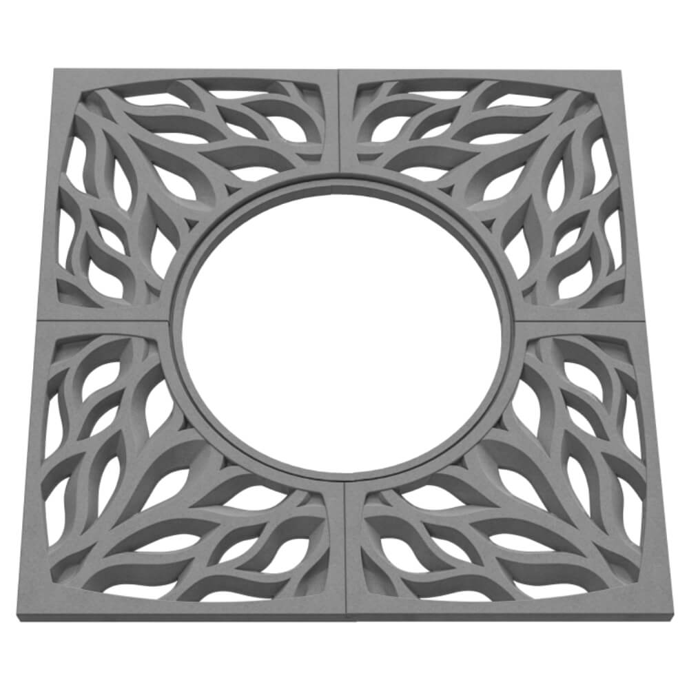 Приствольная решетка для дерева ZKING CRUST 1.2х1.2м Серая в Пскове фото