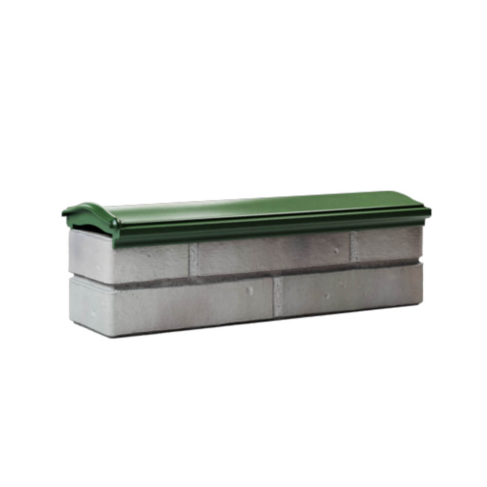 Парапет Zking Монблан Зеленый посадка на 0.5 кирпича (130мм) Псков фото