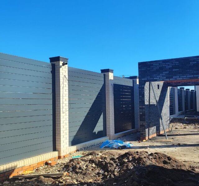 Колпак Zking Бона ХайТек Серый на столб 1.5х1.5 кирпича (385х385мм) в Пскове фото