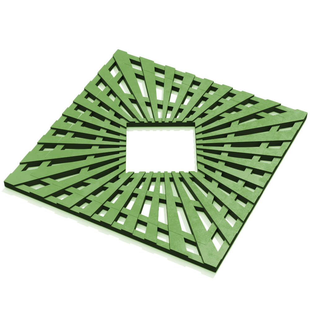 Приствольная решетка для дерева ZKING ATMOSPHERE 1.2х1.2м Зеленая в Пскове фото