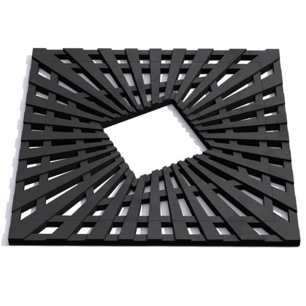 Приствольная решетка для дерева ZKING ATMOSPHERE 1.2х1.2м Черная Псков фото