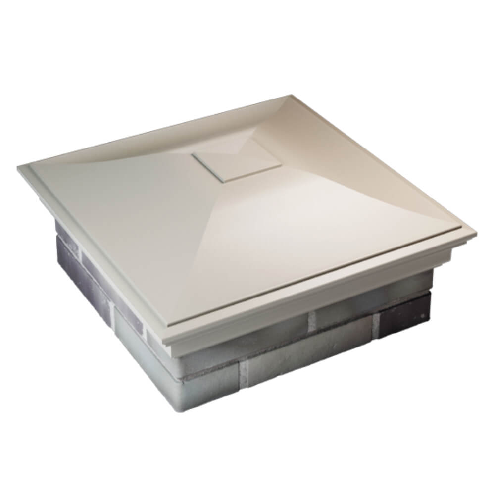 Колпак Zking Монблан Бежевый на столб 2х2 кирпича (515х515мм) Псков фото