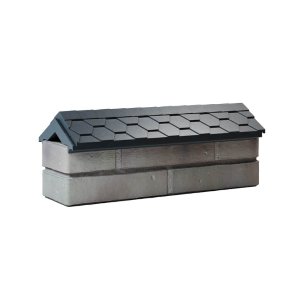 Парапет Zking Эверест Серый с посадкой на 0.5 кирпича (130мм) Псков фото