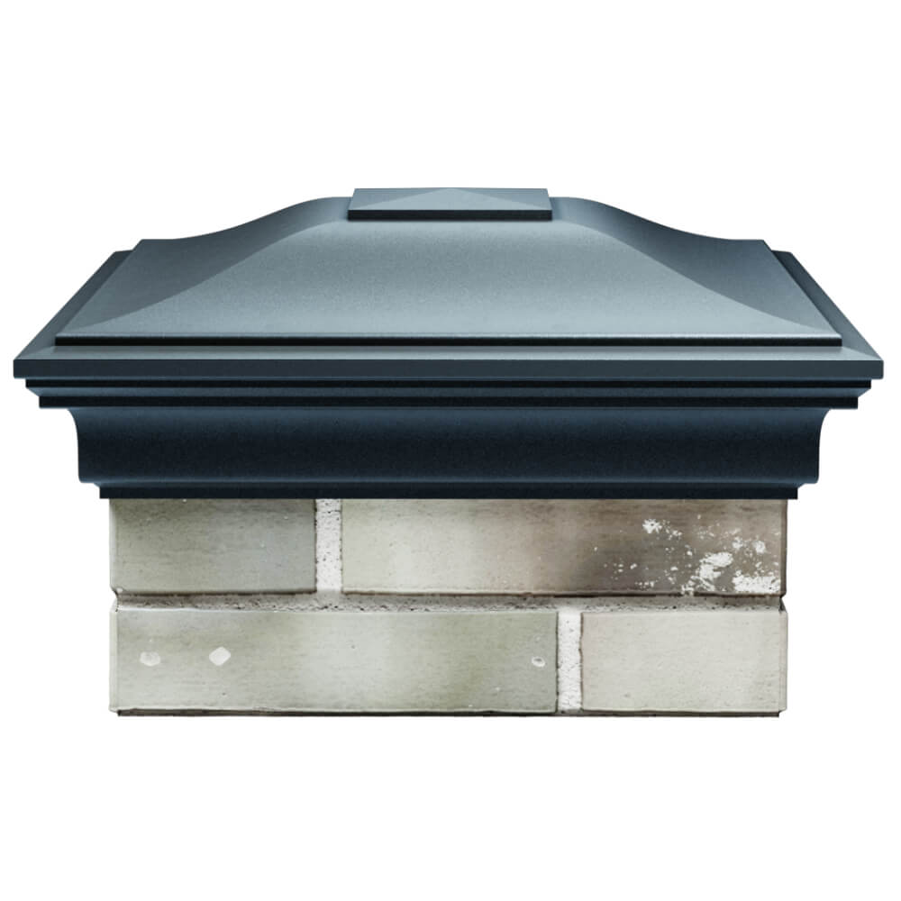 Колпак Zking Монблан Серый на столб 1.5х1.5 кирпича (385х385мм) Псков фото