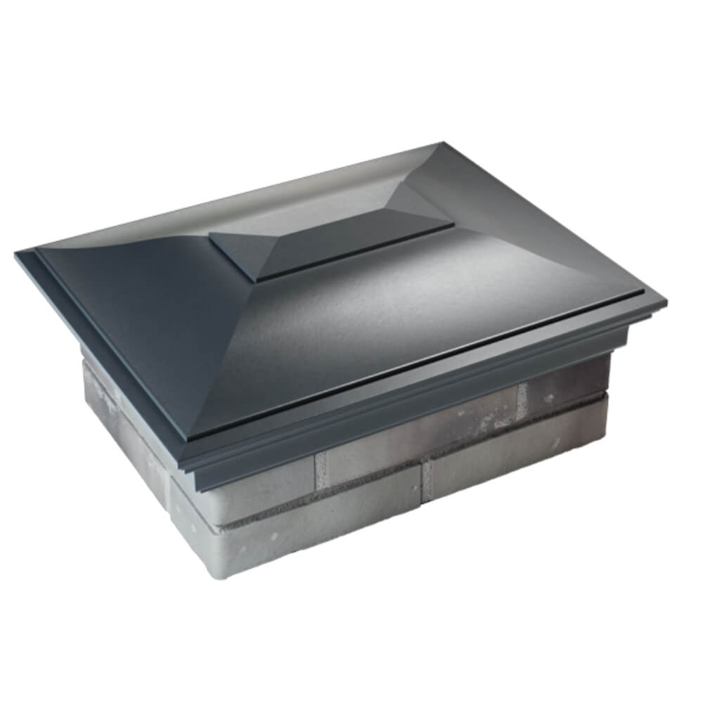 Колпак Zking Монблан Серый на столб 2х1.5 кирпича (515х385мм) Псков фото