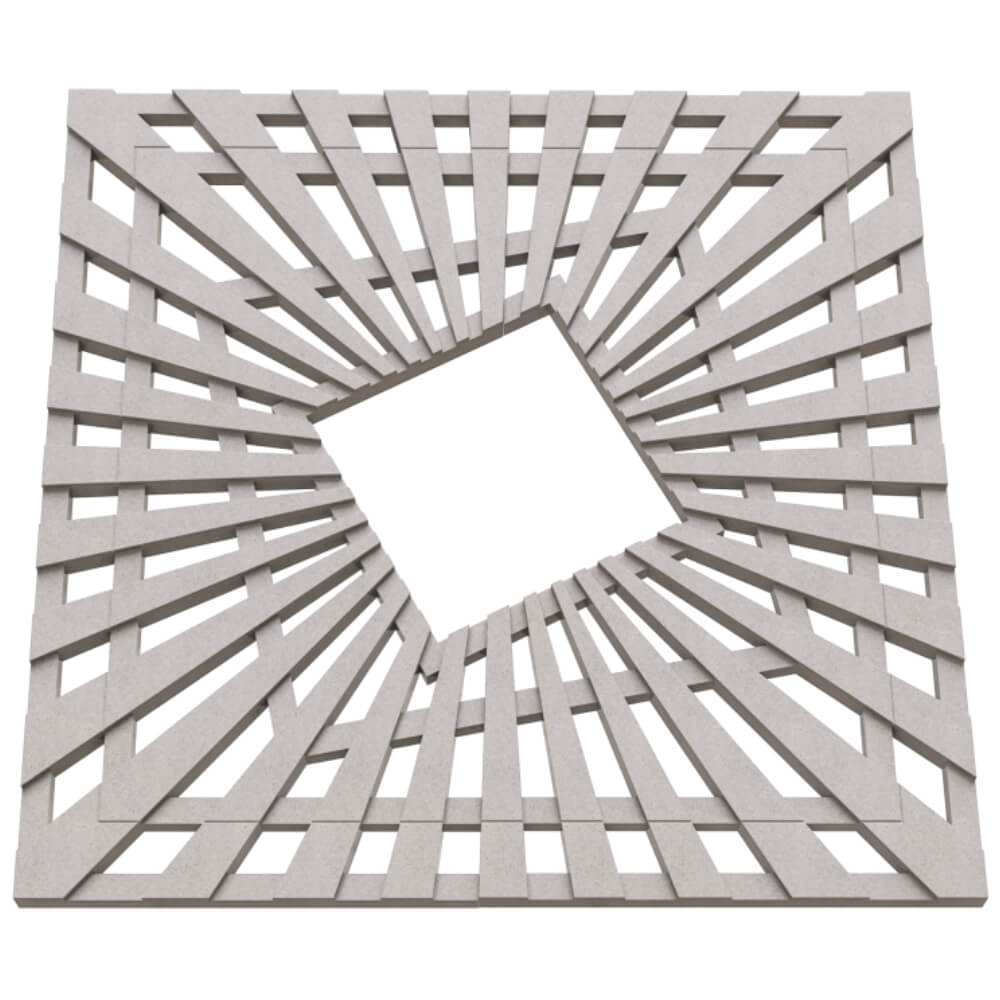 Приствольная решетка для дерева ZKING ATMOSPHERE 1.2х1.2м Бежевая в Пскове фото