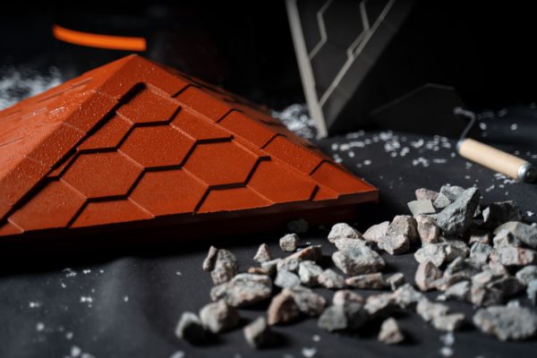 Колпак Zking Эверест Красный на столб 1.5х1.5 кирпича (390х390мм) в Пскове фото