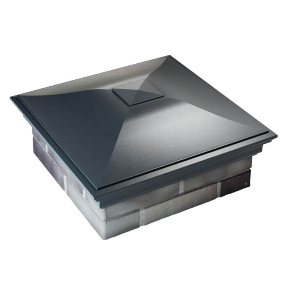 Колпак Zking Монблан Серый на столб 2х2 кирпича (515х515мм) Псков фото