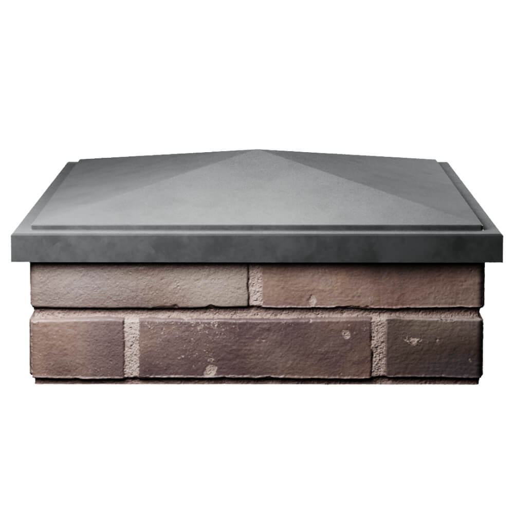 Колпак Zking БонаМоно Серый на столб 2х2 кирпича (515х515, 530х530мм) Псков фото