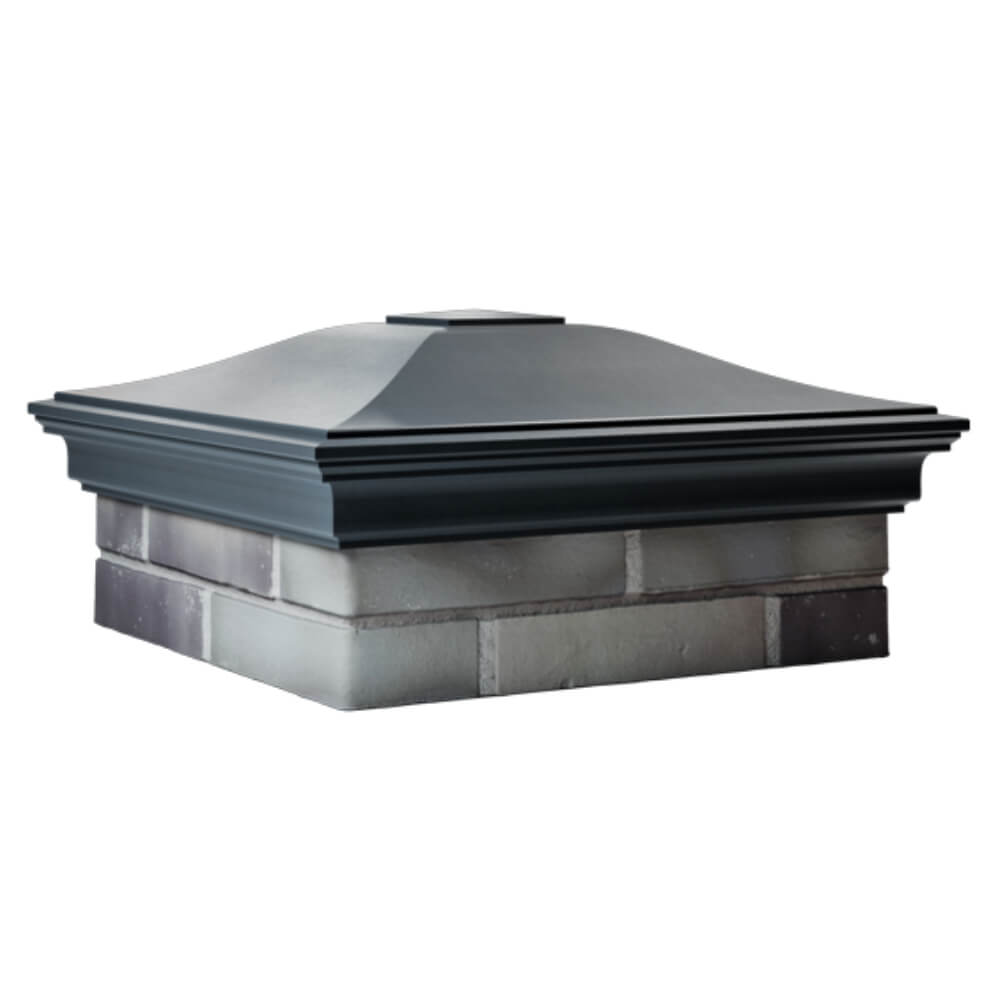 Колпак Zking Монблан Серый на столб 2х2 кирпича (515х515мм) в Пскове фото