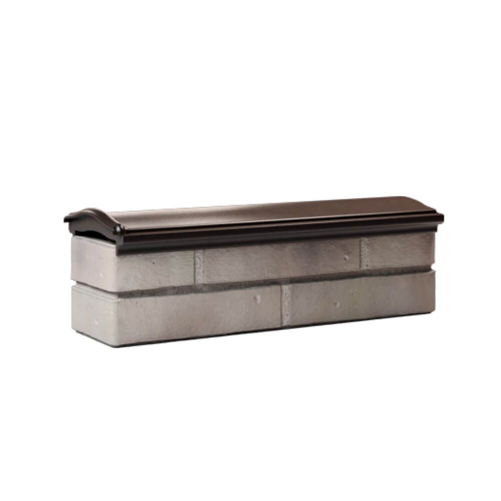 Парапет Zking Монблан Коричневый посадка на 0.5 кирпича (130мм) Псков фото