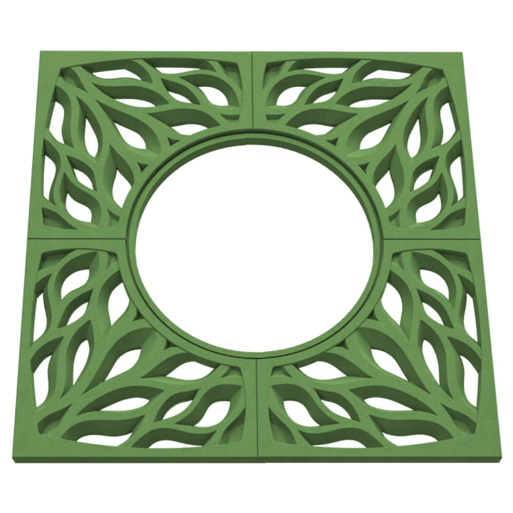 Приствольная решетка для дерева ZKING CRUST 1.2х1.2м Зеленая в Пскове фото