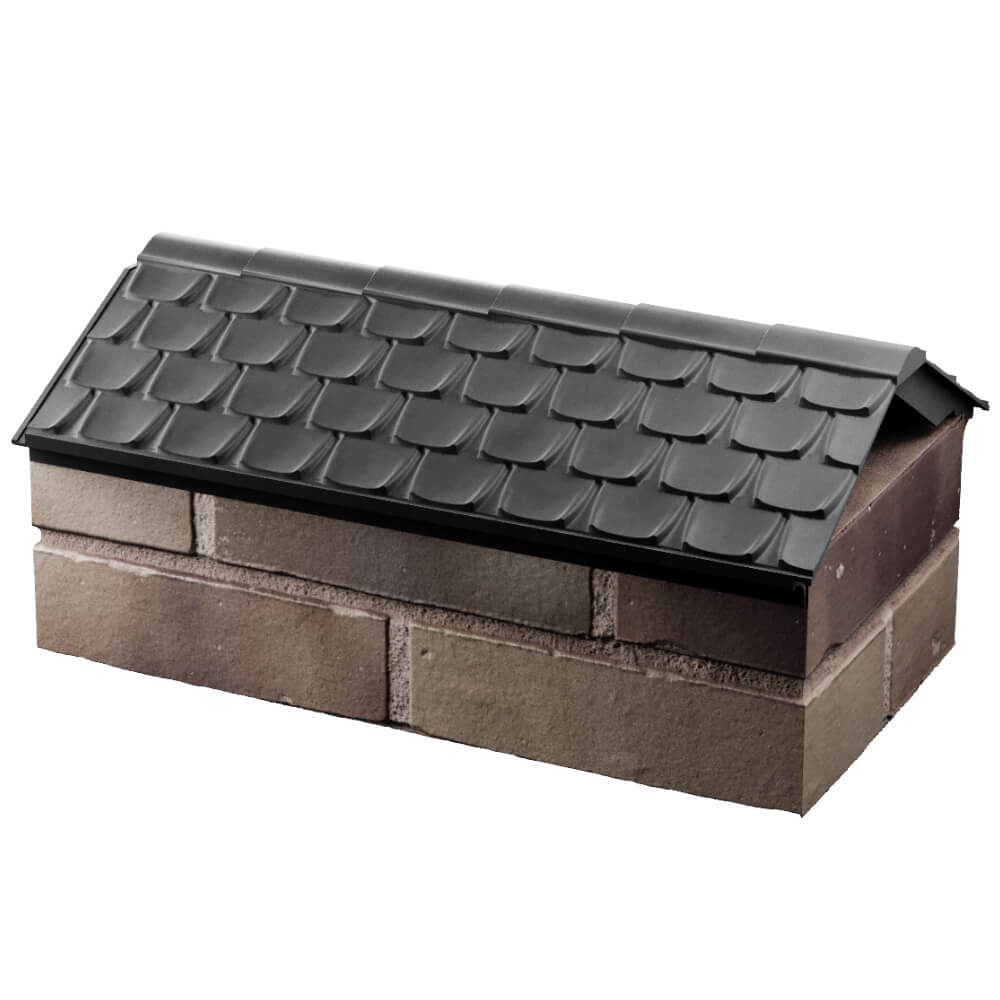 Парапет Zking Эльбрус Серый с посадкой на 1 кирпич (255мм) в Пскове фото