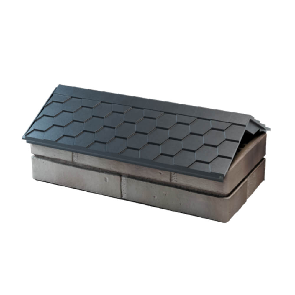 Парапет Zking Эверест Серый с посадкой на 1 кирпич (200/225/255мм) в Пскове фото