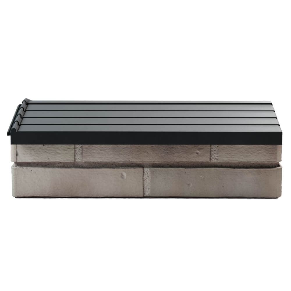 Парапет Zking Бона ХайТек Серый с посадкой на 1 кирпич (200/225/255мм) в Пскове фото