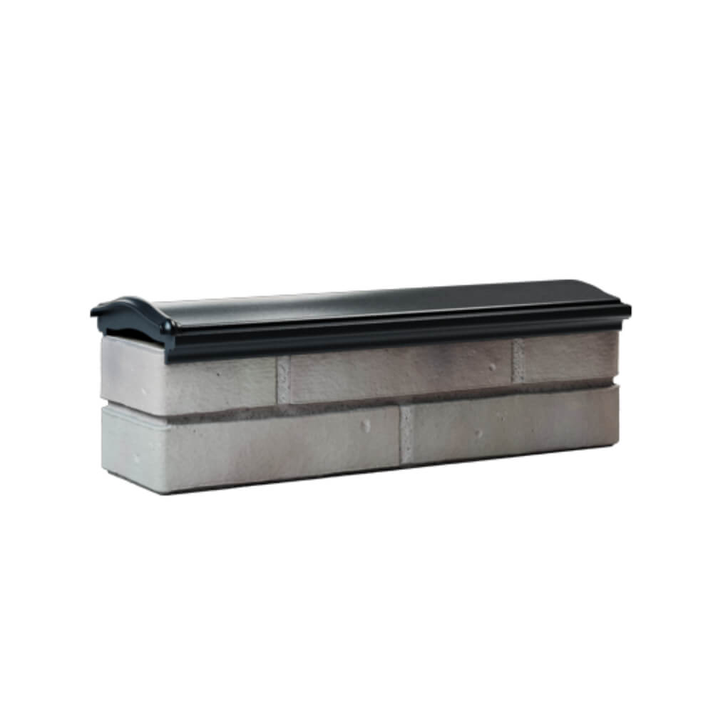 Парапет Zking Монблан Черный посадка на 0.5 кирпича (130мм) Псков фото