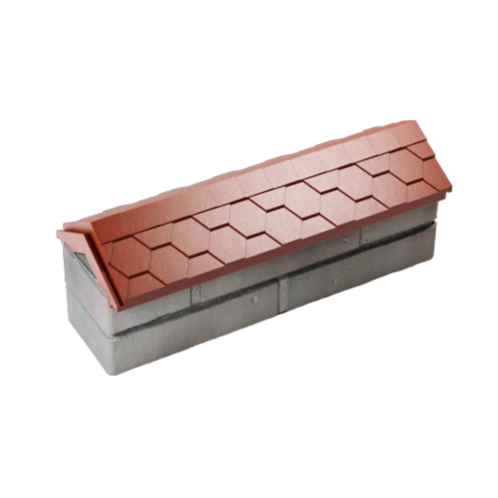 Парапет Zking Эверест Красный с посадкой на 0.5 кирпича (130мм) в Пскове фото