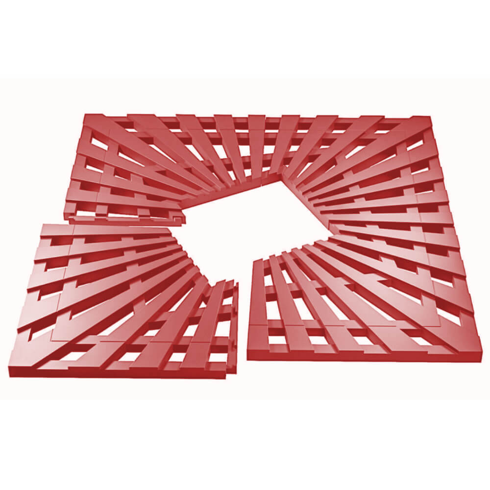 Приствольная решетка для дерева ZKING ATMOSPHERE 1.2х1.2м Красная в Пскове фото