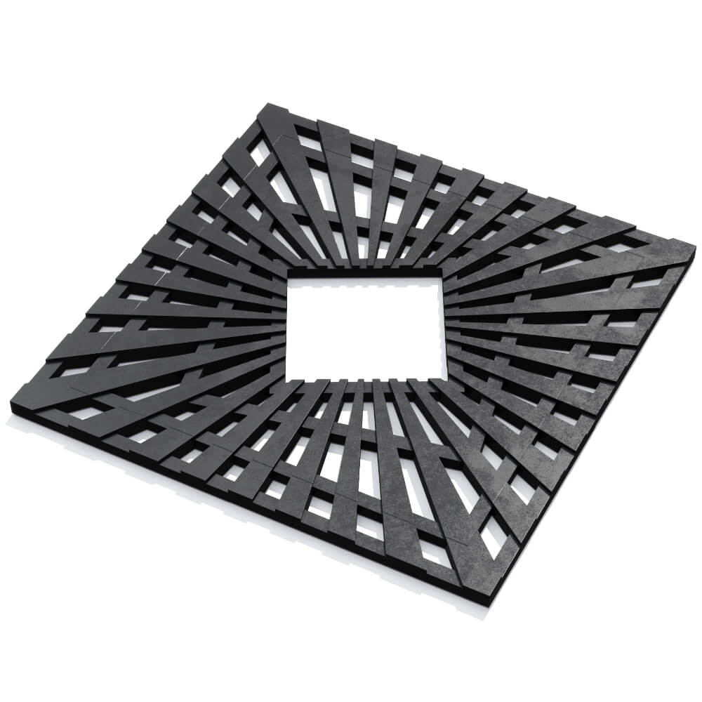 Приствольная решетка для дерева ZKING ATMOSPHERE 1.2х1.2м Черная в Пскове фото