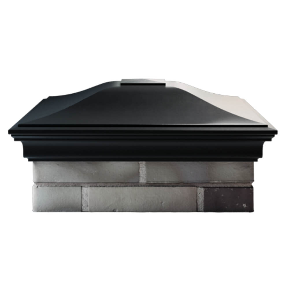 Колпак Zking Монблан Черный на столб 2х2 кирпича (515х515мм) в Пскове фото