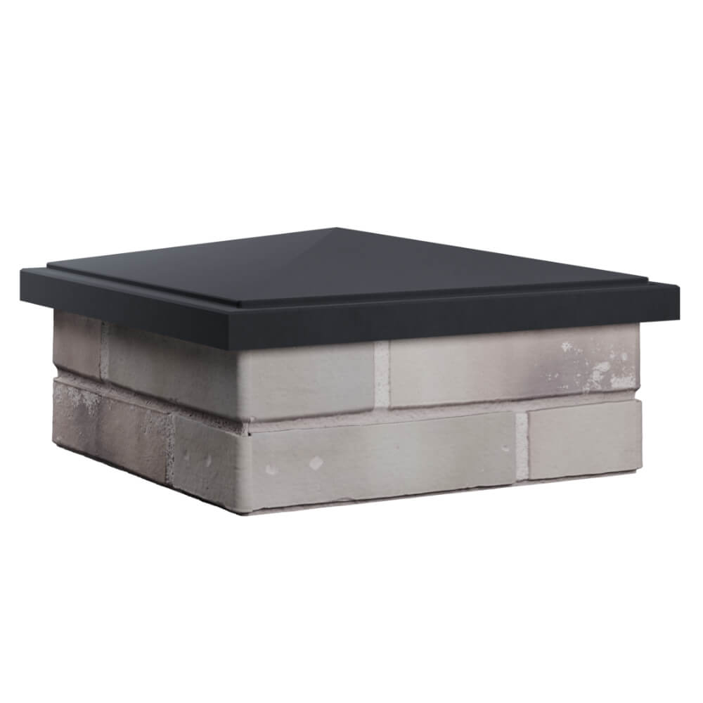 Колпак Zking БонаМоно Серый на столб 1.5х1.5 кирпича (385х385, 400х400мм) в Пскове фото