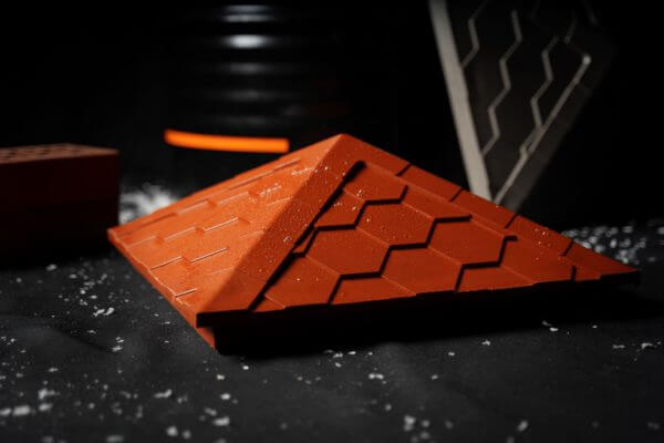 Колпак Zking Эверест Красный на столб 1.5х1.5 кирпича (390х390мм) в Пскове фото