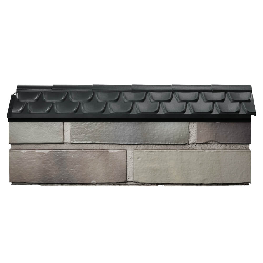 Парапет Zking Эльбрус Черный с посадкой на 0.5 кирпича (130мм) в Пскове фото